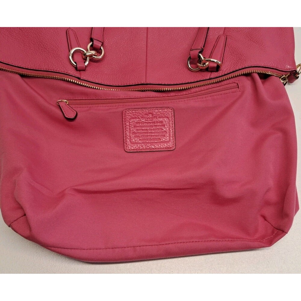 Coach Kelsey Dahlia Pink Pebbled Satchel - Picture 11 of 12